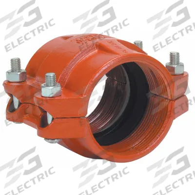 GRUVLOK Clamp Coupling: Clamp, 8 in x 8 in, Ductile Iron, EPDM Seal - Grooved Pipe Couplings