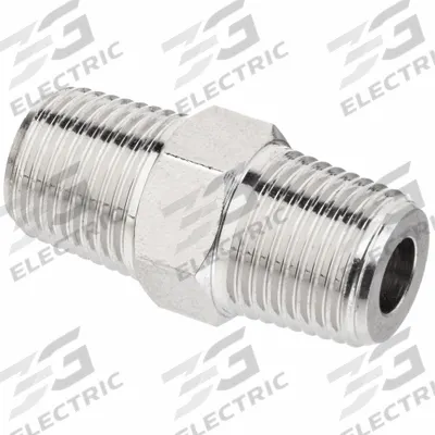 APPROVED VENDOR Metal Pipe Straight: Straight, 1/2 in x 1/2 in, Class 1000, 1,000 psi - Nickel-Plated Threaded High-Pressure Pipe Fittings