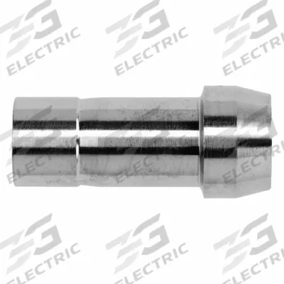 BRENNAN INDUSTRIES Compression Fitting Straight: 1/2 in OD x 1/2 in OD Fitting Size - Clean & Bagged Single-Ferrule Stainless Steel Fittings