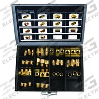 APPROVED VENDOR Pipe Fitting Kit: Class 150, 1,200 psi, C36000/C38500 Brass, 42 Pieces (MPN 6AZF8). Key specifications — Maximum Operating Pressure: 1,200 psi; Includes: (3) 3/8 in Hex Nipples.