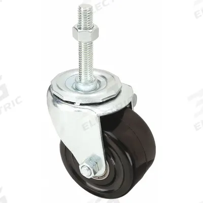 APPROVED VENDOR Stem Caster: 3 in Wheel Dia., 1 3/4 in Wheel Wd, Swivel, Swivel - NSF-Listed Sanitary Threaded Stem Casters