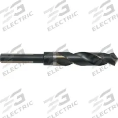 APPROVED VENDOR Reduced Shank Drill Bit: 1/2", 118° Point, Black Oxide HSS (MPN 400DE1). Key specifications — attr1235078: 0.5000.