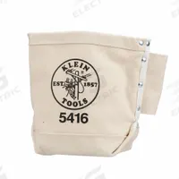 KLEIN TOOLS Tool Pouch: For 3 in Belt Wd - Max, 1 Pockets, Tan (MPN 5416). Key specifications — Closure Type: Open Top; Attachment: Belt Slot; Color: Tan; Brand: KLEIN TOOLS.