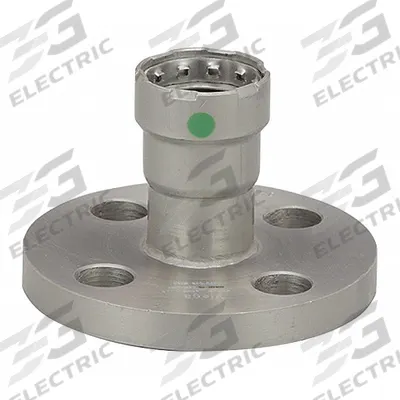 VIEGA MEGAPRESS Crimp Adapter Fitting: 1 in Pipe Size, Press-fit, Steel, EPDM - Steel Press Pipe Flanges
