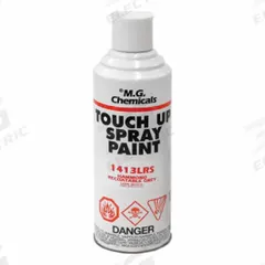 HAMMOND Spray Can: Fast-Drying/Indoor/Outdoor/Premium High-End Finish, 8 in x 2.75 in (MPN 1413WH9003). Key specifications — Brand: HAMMOND; Accessory Type: Spray Paint; Application: For Dealing with Minor Paint Chips or Blemishes Sometimes Caused by Shipping or While Installing Equipment; Features: Indoor/Outdoor.
