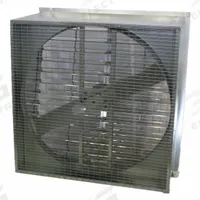 Agricultural Exhaust Fan: Direct Drive, 48 in Blade, 1 hp, Totally Enclosed Air Over, 19,100 cfm (MPN 44YU12). Key specifications — Nameplate Voltage: 115/230V AC; Motor Enclosure: Totally Enclosed Air Over; Brand: DAYTON; Frame Finish: Galvanized; Frame Material: Steel.