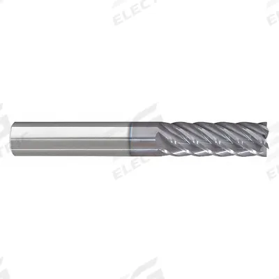 APPROVED VENDOR Corner Radius End Mill: Carbide, nACRo Coated, 6 Flute, 3/4" Mill Dia - Fast-Cutting Carbide Corner-Radius End Mills for Steel & Cast Iron