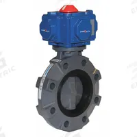 HAYWARD Butterfly Valve: For Fluids/Water Media, 80 psi Actuator Air Pressure - Max, Air to Spring (MPN PCSBYV116EA9). Key specifications — Brand: HAYWARD; Pilot Solenoid Voltage: 115V AC.