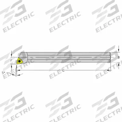 ULTRA-DEX USA Indexable Boring Bar: HM10Q SWLCL3 (MPN 940-000-074) - Indexable Boring Bars
