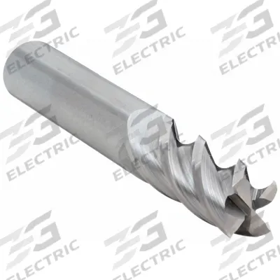 CLEVELAND Square End Mill: Carbide, 4 Flute, 3/8" Mill Dia, 7/8" LOC, 2-1/2" OAL (MPN C60029) - Fast-Cutting Carbide Square End Mills