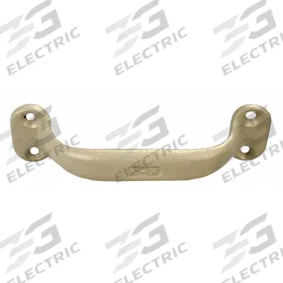 MONROE PMP Pull Handle: Unthreaded Holes, Iron, Tan, #12 Screw Size, 0.38 in - Standard Pull Handles