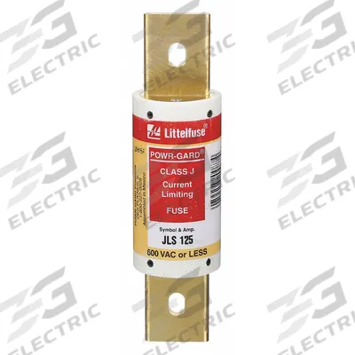 LITTELFUSE Fuse: JLS Series, Class J, Bolt-On Body, Fast-Acting, 125 A, 600 V AC - Fast-Acting Bolt-On Fuses