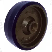 APPROVED VENDOR Caster Wheel: 8 in Wheel Dia., 4 in Wheel Wd, Polyurethane, 3,500 lb Load Rating (MPN UIR-0840-20). Key specifications — Brand: APPROVED VENDOR; Wheel/Tread Color: Blue.