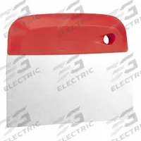 VIKAN Dough Cutter: 5 3/4 in Overall Lg, 4 1/2 in Overall Ht, 5 3/4 in Blade Wd, 5 3/4 in Blade Lg (MPN 40574). Key specifications — Handle Included: Yes; NSF Certified: No; Brand: VIKAN; Blade Material: Stainless Steel; Handle Material: Polypropylene; Product Type: Dough Cutter.