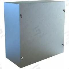 HAMMOND Junction Box: Galvanized Steel, 24 in x 24 in x 4 in, NEMA 1, Solid Cover, Screw On (MPN CSG24244). Key specifications — Brand: HAMMOND; Closure Method: Screws; Knockouts: Not Included.
