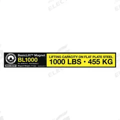 MAG-MATE Replacement Capacity Sticker: 900222, Below-the-Hook Lifting Magnets. Key specifications — Brand: MAG-MATE; Manufacturer Part Number: 900222; Product Type: Capacity Sticker.