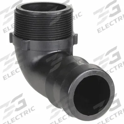 BANJO Barbed Hose Fitting: For 2 in Hose I.D., Hose Barb x NPT, 2 in x 2 in Fitting Size - Polypropylene Multipurpose (Air, Water, Chemical) Rigid Barbed Hose Fittings