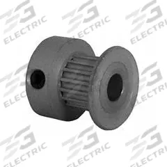 DAYTON Timing Pulley: Modified Curvilinear, Fixed, For GT Timing Belt Section, For 6 mm Belt Wd (MPN 16-2P06-6CA2). Key specifications — Brand: DAYTON; Finish: Clear Anodized; For Belt Series: Powerhouse®.