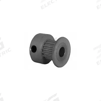 Dayton Timing Pulley: Modified Curvilinear, Fixed, For GT Timing Belt Section - GT Section Fixed-Bore Timing Pulleys with Hub