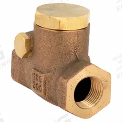 MILWAUKEE VALVE Swing Check Valve: Swing, Inline Valve Body, 3/8 in Pipe Size, FNPT x FNPT, Bronze (MPN 510T 3/8). Key specifications — Brand: MILWAUKEE VALVE.