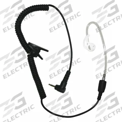 EARPHONE CONNECTION Listen-Only Earpiece: Fits Universal, Earbud, Clear - Listen-Only Earpieces
