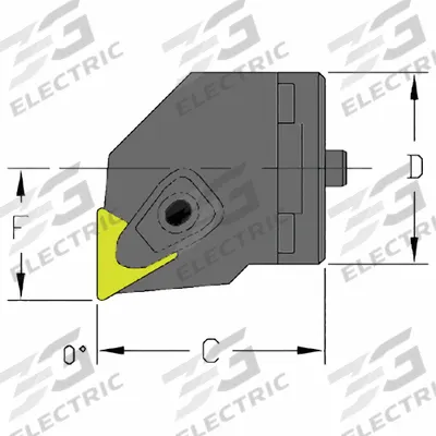 ULTRA-DEX USA Indexable Cutting Head Unit: SH20 DTFNR3 (MPN 912-000-222) - Machining