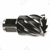 MILWAUKEE Annular Cutter: 7/8 in Cutter Dia, 1 in Max Cutting Dp, Black Oxide, High Speed Steel (MPN 49-59-0875). Key specifications — attr253884: No; attr253885: Black Oxide; attr253886: High Speed Steel; attr253887: Weldon Flat; attr253888: Fractional Inch; attr277149: MILWAUKEE.