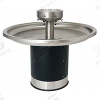 ACORN Wash Fountain: Black/Silver, Stainless Steel, Circular, 54 in Overall Wd, P-Trap Drain, 3506 (MPN 3508-3-SO-BO-DV-VPB-MXTP). Key specifications — Bowl Shape: Circular; Drain Type: P-Trap; Color: Black/Silver; Brand: ACORN; Series: 3506; Sink Material: Stainless Steel; ADA Compliant: Not ADA Compliant.