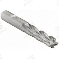 CLEVELAND Roughing End Mill: Cobalt, 4 Flute, Coarse Pitch, 3/8" Mill Dia, 1-1/2" LOC, 3-1/4" OAL (MPN C31179)