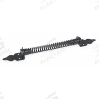 APPROVED VENDOR Adjustable Gate Spring: Adj Gate Spring, Steel, 4 Mounting Holes, Hardware Included (MPN 4PB52). Key specifications — Brand: APPROVED VENDOR; Color: Black; Finish: Coated; Hardware Included: Yes; Material: Steel; Product Type: Adjustable Gate Spring.