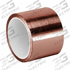 TAPECASE Conductive Electrical Tape: 3 in Wd, 6 yd Lg, 3.5 mil Thick, Copper Foil, Acrylic (MPN 15D562)