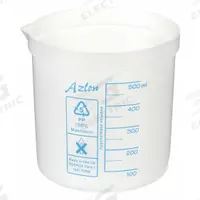 APPROVED VENDOR Square Ratio Beaker: Low Form, Printed Graduation, Polypropylene, Translucent (MPN 522085-0500). Key specifications — Clarity: Translucent; Graduation Style: Printed; Body Color: Colorless; Brand: APPROVED VENDOR; Product Type: Beaker; Includes Graduations: Yes; Beaker Type: Low Form.