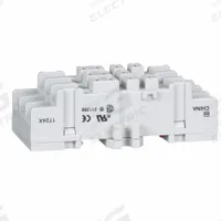 SCHNEIDER Relay Socket: 15 A Rating, DIN-Rail & Surface Socket Mounting, 11 Pins, C Socket, Elevator (MPN 8501NR82). Key specifications — Brand: SCHNEIDER.