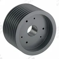 APPROVED VENDOR V-Belt Pulley: C140, 8 Groove, 14.4 in OD, Bushed Bore, F, For C/CX Belt Section (MPN 8C140F). Key specifications — Pulley Industry Number: C140; Pitch Diameter: 14 in (C); For Belt Section (broad, with similar types): C or CX.