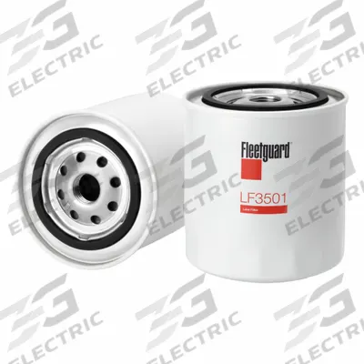 FLEETGUARD Automotive Oil Filter: B233, LF3501, 3/4"-16 UNF-2B Thread Size, 5 1/8 in Overall Ht - Spin-On Oil Filters