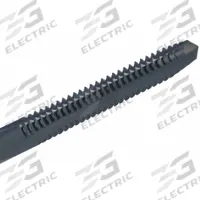 CLEVELAND Straight Flute Tap: #6-32 UNC, H3 / 2B, 3 Flute, Plug Chamfer (MPN C56000)