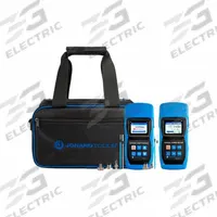 JONARD TOOLS Fiber Optic Power Meter: Single-Mode, FPM-50A Power Meter & FLS-50 Light Source (MPN FPL-5050). Key specifications — Product Type: Light Source Power Meter Kit; Includes: (2) Cleaning Swabs; Manufacturer Part Number: FPL-5050; Adapters Included: FC; Brand: JONARD TOOLS; Features: Has Four Different Modulation Outputs (CW, 270 Hz, 1 KHz, 2 KHz); Testing Functions: Optical Power Loss; _Model Features: FPM-50A Power Meter & FLS-50 Light Source.