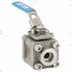 MILWAUKEE VALVE Manual Two-Way Ball Valve: 3/8 in, Stainless Steel, Straight, Socket x Socket (MPN 35RSS1NLL-038). Key specifications — Brand: MILWAUKEE VALVE; Seat Material: Polymer; Handle: Locking Lever.