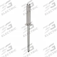 Blind Rivet,2 1/10" L,0.156" dia,PK500: Inch, 2 3/32 in Overall Lg, 51/64 in Body Lg, Dome, 500 PK (MPN U34121.015.0510). Key specifications — Brand: APPROVED VENDOR.