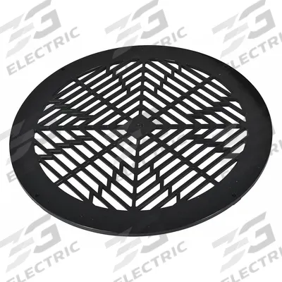 Dayton Side Guard: For Use With 4XLE2, Inlet, Polycarbonate, 5/16 in Wire Spacing - Inlet & Outlet Guards
