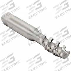 CHICAGO-LATROBE Spiral Flute Tap: 3/8"-24 UNF, H3 / 2B, 3 Flute, Plug Chamfer, High Speed Steel (MPN 368006)