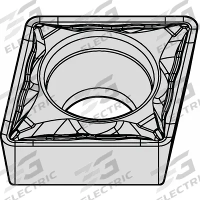 WIDIA Diamond Turning Insert: CCMT2151FP - Diamond Indexable Turning Inserts