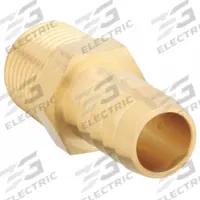 APPROVED VENDOR Barbed Hose Fitting: For 5/8 in Hose I.D., Hose Barb x NPT, Male x Male, Hex, Rigid (MPN 6AFL4). Key specifications — Fitting Connection Type: Hose Barb x NPT; Fitting Gender: Male x Male; Nipple Grip Type: Hex; Brand: APPROVED VENDOR.