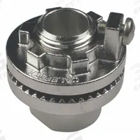 CALBRITE Grounding Lug Hubs for RMC/IMC: 2 1/2 in Trade Size, 2 13/16 in Overall Lg (MPN S62500LTV2). Key specifications — Insulated: No; Thread Size: 2-1/2"; Thread Type: NPT; Brand: CALBRITE.