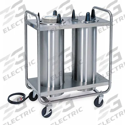 LAKESIDE Plate Dispenser Cart: Heated, 12 1/4 in Plate Size, 38 3/8 in Overall Ht - Heated Plate Dispenser Carts