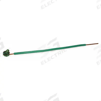 RACO Grounding Pigtail: Copper, Green, Steel Box - Pigtail Leads & Grounding Accessories
