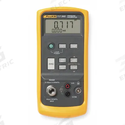 FLUKE Handheld Pressure Calibrator: Fluke-717 30, Included, -12 psi – 30 psi - Compact Handheld Pressure Calibrators