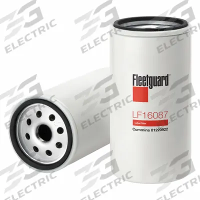 FLEETGUARD Oil Filter: 3/4-16 UNF-2B Thread Size, 5 15/16 in Overall Ht - Spin-On Oil Filters