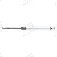 OSG Corner Radius End Mill: Carbide, WXS Coated, 2 Flute, 3 mm Mill Dia, 2.5 mm LOC, 0.2 mm Rad (MPN 3103006)