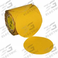 3M PSA Disc Roll: 5", NH, Aluminum Oxide, 80 Grit, D Wt Paper, 288U, 100 /PK (MPN 7100363695). Key specifications — Brand: 3M; Series: 288U; Discs Per Roll: 100.
